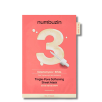 numbuzin - No.3 Tingle-Pore Softening Sheet Mask - veido kaukė