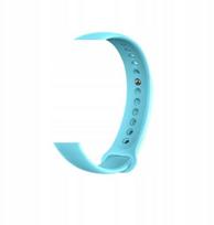 Išmanusis laikrodis "Devia band Deluxe Sport" apyrankė, skirta "Xiaomi Mi Band 8", "Mi Band 9", šviesiai mėlyna