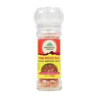 Rožinė druska (100 g), Rožinė akmens druska, Ekologiška Indija