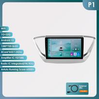 8+128 2Din Android 12 automobilio radijas, skirtas Hyundai Solaris 2 Verna 2016-2020 Multimedijos vaizdo grotuvas Navigaion GPS 4G Carplay galvos blokas išmanusis ekranas HC1 4Core 1G 32G