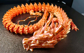 „Rytų Vėjo Drakonas" (FLEXY 3D spausdinta figūrėlė)
