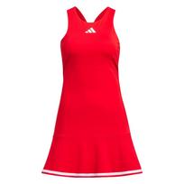 Adidas Teniso Žaidimo Suknelė Su Prancūzišku Spalvų Bloko Logotipu Ir Įmontuota Liemenėlė Bei Šortai Moterims Suknelė Šviesiai Raudona IV7576 XL