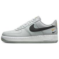Nike Air Force 1 07 Dvigubas Swoosh - Vilko Pilki Vyriški Kedai Universiteto Aukso Balti Juodi FD0666-002 43