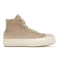 Converse Chuck Taylor All Star Platform High Cozy Club Moteriški kedai Rožiniai Farro Egret 570024C 41.5 gray