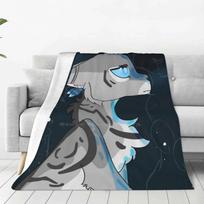 Jayfeather minkšta šilta antklodė kariai katės Moonpool spiritai akla Jayfeather 75x100cm (30x40inch)