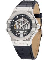 Maserati R8821108038 Potenza Skeletinis Ciferblatas Vyriškas Laikrodis juoda