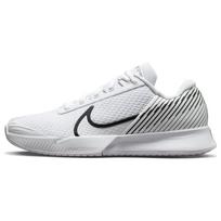 NikeCourt Air Zoom Vapor Pro 2 HC Balti Juodi Vyriški Sportbačiai DR6191-101 41