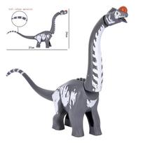 Juros periodo Dinozaurų Pasaulis Titanosauras Realistiškas Dizainas Minkštos Gumos Medžiaga Statybiniai Blokus Plytos Dinozaurų Parko figūrėlės Žaislai