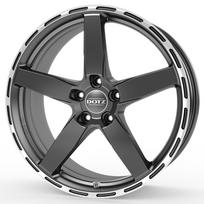 R19x8J 5X114.3 ET38 CB-71.6 Gunmetal/polished lip