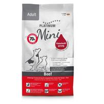 PLATINUM Adult Beef Mini – pusiau drėgnas šunų maistas – 900g