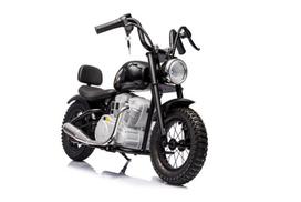 Akumuliatorinis motociklas A9902 36V juodos spalvos