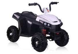S601 White – elektrinis vaikiškas keturratis (Quad) – baltas