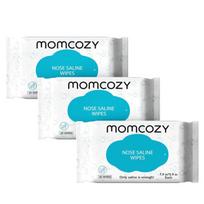 Momcozy drėgnos servetėlės su druskos tirpalu, 3 pakuotės po 60 vnt.