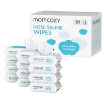 Momcozy drėgnos servetėlės su druskos tirpalu, 12 pakuočių po 60 vnt.