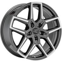 Ratlankis MSW 52 R20x8.5 5x114.3 ET 45 CB 73.1 (Gloss Gun Metal Full Polished) (1150 kg)