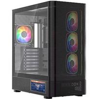 Modecom Volcano AQ400 ARGB, Tempered Glass, Black MC-A-AQ400-4FA-B