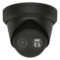Hikvision Pro Series(EasyIP) DS-2CD2383G2-IU - Netzwerk-Überwachungskamera - Turret - staub-/wasserdicht - Farbe (Tag&Nacht) - 8 MP - 3840 x 2160 - M12-Anschluss - feste Irisblende - feste Brennweite - Audio - LAN 10/100 - MJPEG, H.264, H.265, H.265+, H.264+ - Gleichstrom 12 V / PoE Klasse 3 (DS-2CD2383G2-IU(2.8mm)(BLACK))