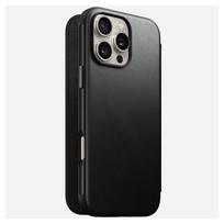 Nomad Modern Leather Folio iPhone 16 Pro Max Black