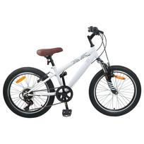 Kids Mountain Bike 24 Colių 6-Speed 8-12 metų Balta