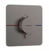 Hansgrohe ShowerSelect Comfort - potinkinis termostatinis maišytuvas, chromuotas, juodas 15588340