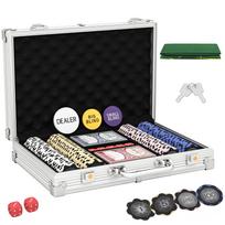 Pokerio rinkinys sidabrinis