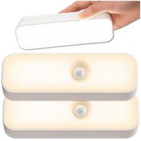 Magnetinių belaidžių LED lempų rinkinys su judesio ir sutemų jutikliu – 2 vnt., 5 W