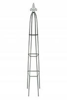 Metalinė sodo atrama 200x40x40cm Kvadratinė atrama vijokliniams augalams