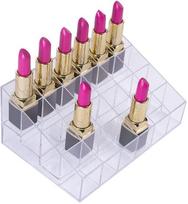 Kosmetikos organizatoriaus rodymo dėžutė Lūpdažių lakai Akrilas D4, 15 cm x 9,5 cm x 7,5 cm