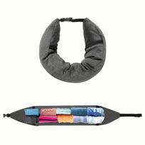 3-in-1 kelioninė kaklo pagalvė, Pilka