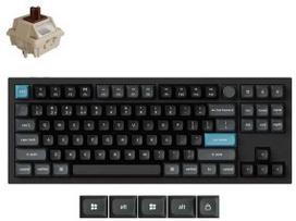 Klaviatūra Keychron Q3 Ultra (Juoda) - Keychron Silk POM Brown Switches