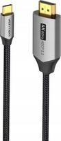 Vention USB-C to HDMI cable 4K@60Hz braided 2m GREY