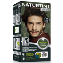 NATURTINT, Ilgalaikiai plaukų dažai be amoniako vyrams 4N NATURAL CHESTNUT, 150 ml