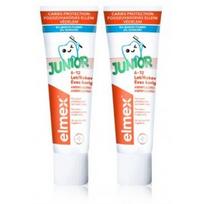 Elmex Junior 6-12 dantų pasta vaikams - 2 x 75 ml.