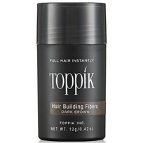 Toppik Hair Building Fibers atspalvį suteikianti priemonė plaukams, atspalvis: Dark Brown, 12 g