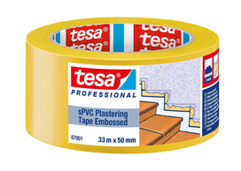 Tinkavimo juosta tesa® sPVC 67001, geltona, 50mm x 33m