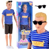 Anlily Doll stilingi berniukas Madingi dryžuoti marškinėliai šortai