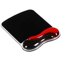 Kensington Duo Gel Mouse Pad, Red/Black 62402