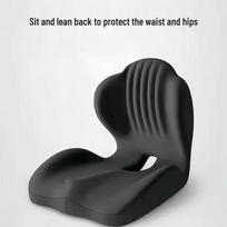 Integruota sėdynės ir atlošo pagalvėlė biurui - Ergonomiška atrama, stubalakaulio palengvinimas ir padidintas komfortas ilgai sėdint. New Office Essential - Waist and Butt Protection