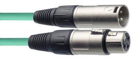 Audio kabelis Stagg SMC3 CGR, 3 m, žalias