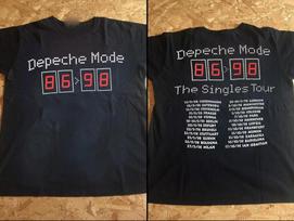 Depeche Mode The Singles Tour Heavy Cotton Black All Size Uniex T Shirt SE343 Unisex T-Shirt XXL