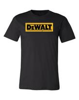 Dewalt Įrankiai Dėvėto juodo logotipo marškinėliai 6 dydžiai S-5XL! Greitas siuntimas! Unisex marškinėliai S