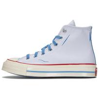 Converse Chuck Taylor All Star 1970s Retro Durable Lightweight High-Top Canvas Shoes Unisex Sneakers White Blue A04283 35 white