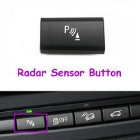 Kairiarankio RHD E70 E71 E72 Automobilio Priedai Parkavimo Radaro Daviklio Jungiklio Mygtuko Dangtelio Pakeitimas BMW X5 X6 6131938 2007-2013 Radar Sensor Button
