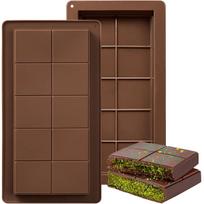 Dubajaus šokolado silikoninė forma: Maistinis „pasidaryk pats“ kepimo formas Coffee Color (Approx. 79g)