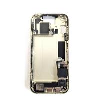 Rėmelis + smulkios dalys + krovimo lizdas skirtas Apple iPhone 15 (Yellow) (Pulled / Grade A)