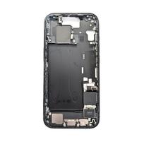 Rėmelis + smulkios dalys + krovimo lizdas skirtas Apple iPhone 15 (Black) (Pulled / Grade A)