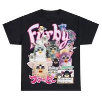 Furby Lėlės Žaislo Grafinis Marškinėlis Unisex Trumpomis Rankovėmis S-5XL Unisex Marškinėlis XL