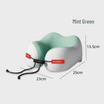 Memory Foam U-Shaped Neck Support Pillow - Portable Comfort for Airplane Travel