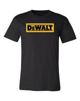 Dewalt Įrankiai Juodas Logotipas marškinėliai 6 Dydžiai S-5XL! Greitas pristatymas! Unisex marškinėliai XL