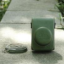 WEZHO Retro Green Leather Camera Case for Leica D-LUX